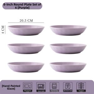 JINJIE | Creamy Style Ceramic Dish 8 inch
