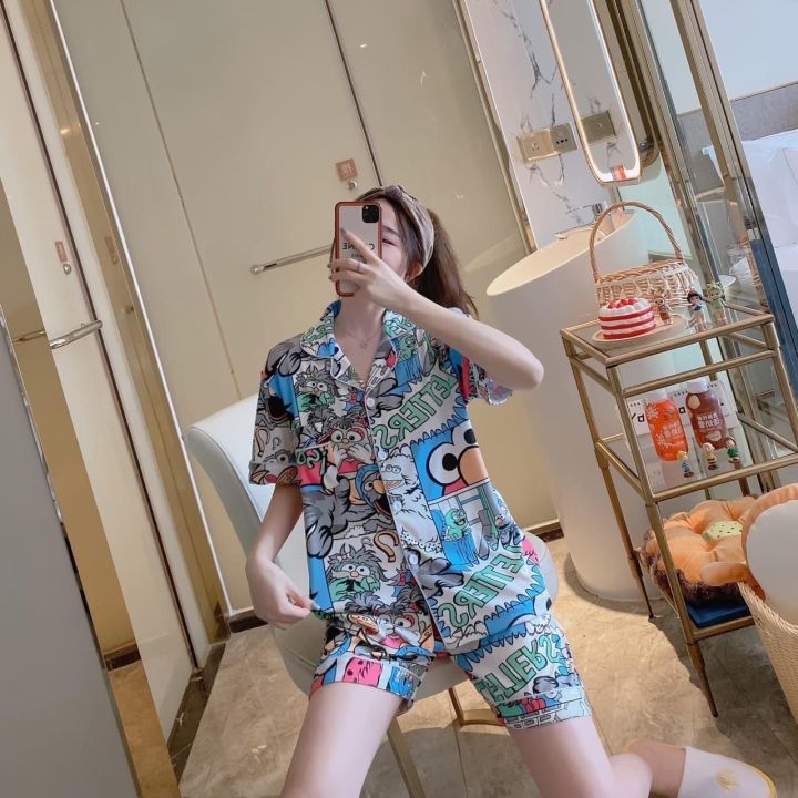 ชุดนอนผ้าคัลตอลอย่างดี👚ราคาถูกประหยัด‼️💥 | Lazada.co.th