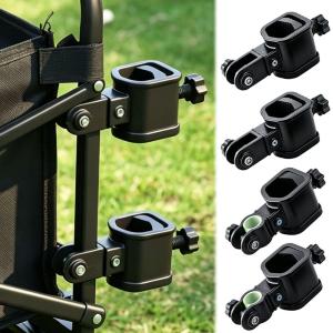 Camping Wagon Clamp Set Portable Umbrella Pole Clamp Kit Camping Wagon Bracket Easy to Install Outdoor Hardware Compact 