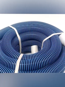 Heavy-Duty Swimming Pool Vacuum Hose 50 ft (15.2m) with Swivel Cuff 1-1/2"