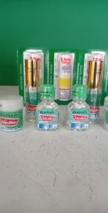 wakz.ph poy sian bundle set 4in1 herbal massage oil nasal inhaler relief cold relaxing from thailand