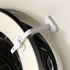 SAFELON | Child Safety Lock For Washing Machine And Dryer Anti-Mold Venting Limit Buckle Door Anti-Sagging Device Universal Appliance Accessory