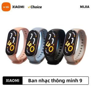 Vòng Đeo Tay Thông Minh Xiaomi Band 9 Màn Hình AMOLED 1.62” Hơn 150 Chế Độ Thể Thao Thời Lượng Pin 21 Ngày Bluetooth 5.4 Thiết Bị Đeo Tay Với Chức Năng Theo Dõi Nhịp Tim
