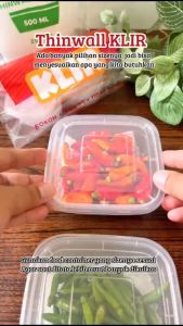 Thinwall KOTAK KLIR 150 ml + Tutup cup dessert kue tart 1 pack isi 25 pcs anti bocor rapat ANTI PECAH / KOKOH / BENING / Kotak Makan Plastik
