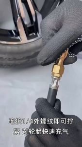 Air Chuck Angin Kepala Isi Angin Nitrogen Model Jepit Tire Chuck Clip