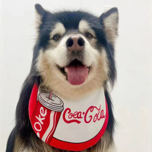 Adorable Dog Saliva Towel Summer New Style for Medium And Large Dogs Pet Cats Bibs Samo Saliva Towel Pet Supplies Accessories