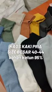 AS817 Kaos kaki pria pendek semata kaki katun 95% jumbo size besar 39 -44 Kaus kaki vintage polos cocok untuk sepatu sneakers Men ankle socks Premium
