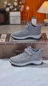 WHITBY(3 Days Delivery)COD Mens Shoes High Top Boots Work Wear Casual Shoes Boots Motorcycle Casual Shoes