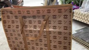 Túi vải bạt dứa chống thấm đủ cỡ đựng quần áo chăn màn giày dép 90cm - 20cm