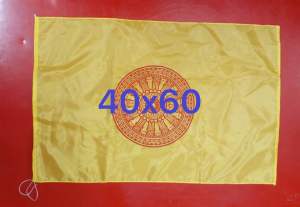 ธงธรรมจักรขนาดมาตราฐานเบอร์4เบอร์5และเบอร์6