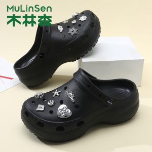 Giày Đế Dày Chống Trượt Mùa Hè Cho Nữ Giày Đi Biển Hoa Thời Trang Giày Đế EVA Đế Ngoài Đế Trong Đế Giữa Đế Trong