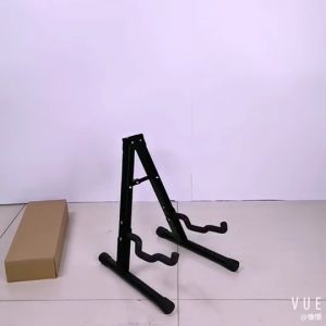 Full Folding Free-Standing Holder for Acoustic Electric Bass Guitar Mandolin Banjo Ukulele & Violin