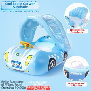 Anti-Flip Sunscreen Baby Swimming Ring