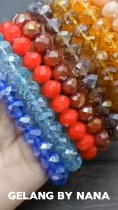 Gelang Kristal Ceko 10mm Tali Elastis: Aksesoris Penenang & Gelang Relaksasi