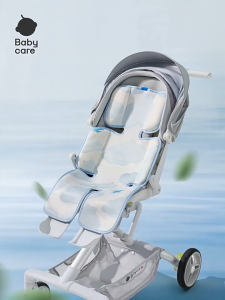 Bc Babycare Stroller Seat Cooling Pad - Tencel Ramie Summer Car Seat Mat Breathable Baby Cushion Universal Fit for Stroller & Car Seat