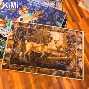 Thảm Lau Chân 3D Chống Trơn Trượt Kháng Khuẩn Cực Đẹp Siêu Thấm Cho Phòng Tắm Phòng Bếp Phòng Khách - Kimi Decor