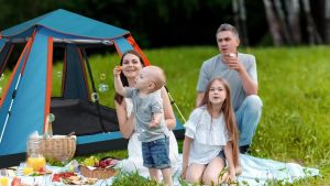 LivelyLife Automatic Tent camping tent 6 person For Outdoor Camping Fast installation waterproof with 4 doors Tent