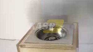 Stainless Steel Bathroom Anti Odor Floor Drain Strainer With Trap Backflow Preventer