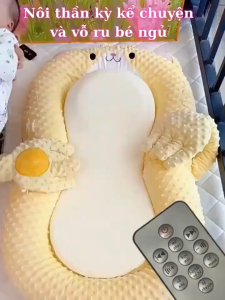 Nôi ngủ cho bé sơ sinh cao cấp vải Nhung Hàn Quốc tặng gối chống trào ngược và kê chân chống giật mình cho bé