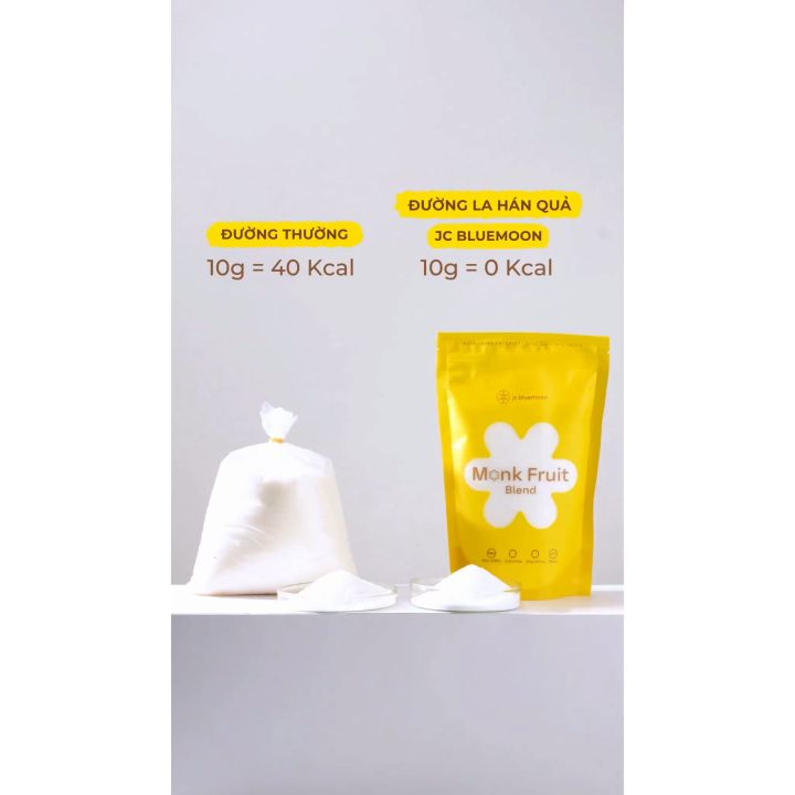 ✅[RẺ BẤT NGỜ] Đường La hán quả 0 Calo JC BLUEMOON Monkfruit (Trắng)