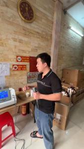 Máy siêu âm trị liệu đa tần 2 đầu dò độc lập Texua JC08