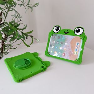Sanrio | For Samsung Galaxy Tab A7 Lite 8.7 A9 A11 Plus 11 T290 T295 A 8.0 inth Tablet Case 3D Cartoon Frog Bracket Soft Silicone Cover