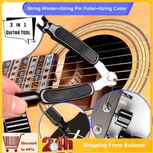 3in1 Multifunctional Guitar Winder String Cutter Puller Guitar Tool Guitars Instrument Accessories