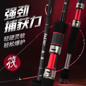 Fishing Rod Boat Tail Soft Carbon Fiber Fishing Rod Micro Lead Fuji Ring 1 Meter 1.2 Meter Zhu Que Fishing Rod Boat Fishing