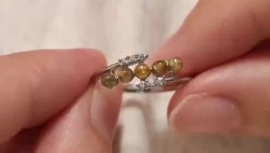 Golden Rutile Ring (Code: C00013)