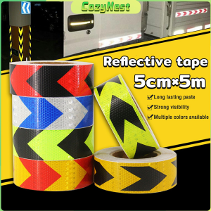 C.N. 5cm*5m Reflectorized Tape Warning Tape For Bicycle Truck Car Exterior Decoration Accessories