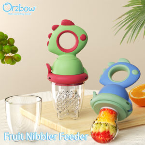 Orzbow Baby Fruit Feeder Pacifier Teething Toy Infant Squeeze Bottle Food Feeding Silicone Newborn Specific