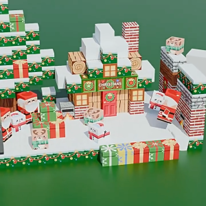 Christmas Gifts Premium My World Magnetic Block Magnetic World Building Blocks Puzzle Children Gifts Toys Blok Magnetik Hadiah Hari Jadi Untuk Anak Kanak kanak jamuan raya ramadan majlis MC Hadiah Krismas Block Magnetik Merry Hadiah Hari Natal
