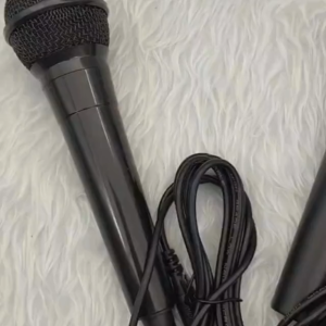 Mikrofon Dinamik Berwayar/Dynamic Wired Handheld Microphone Mic With Cable For Karaoke Speech Events