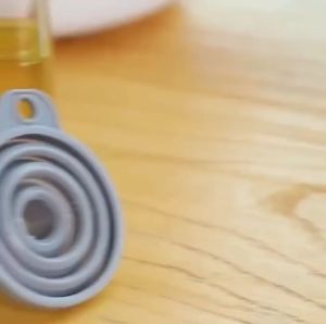 TUKUO ID - 3 PCS Corong Air Minyak Silikon Lipat Mini Alat Penuang Cairan Refill Sabun Serbaguna
