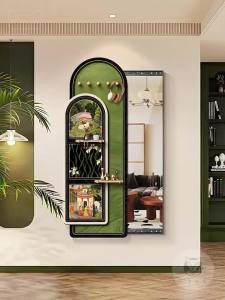 HAOJIUBUJIAN | Retro Style Hidden Full-length Mirror