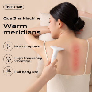 Tech Love Gua Sha Dụng cụ cạo mát xa cơ thể Dụng cụ nạo vét kinh tuyến cơ thể dụng cụ mát xa điểm
