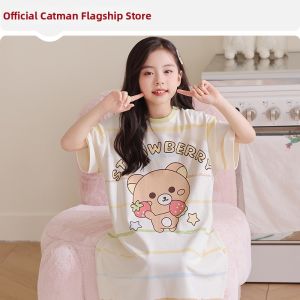 MiiOW | Cute Cotton Short-sleeve Girls Nightgown