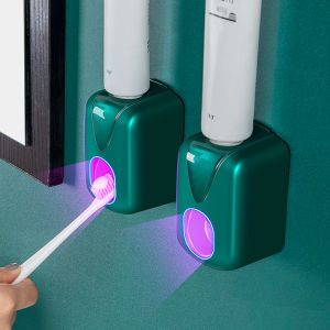 Automatic Toothpaste Squeezer Wall-Mounted Storage Shelf Lazy Electric Toothbrush Holder Childrens New 2021 Model