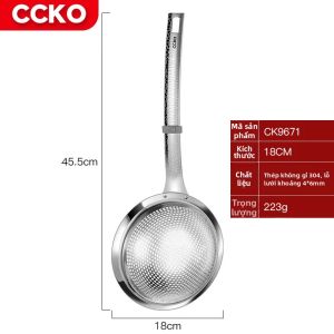 CCKO | Rổ Lọc Inox 304 Dùng Cho Bếp Kích Thước Lớn