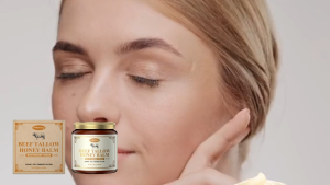 Deep Moisturizing Tallow Honey Balm For Face Natural Beef Tallow Anti Aging Light Non Greasy Skin Barrier Repair Daily Care 60g