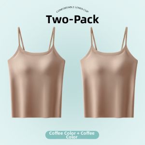 Cooling Slim Fitting Seamless Breast-Covering Padded Bra Top