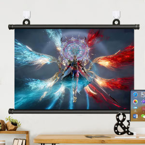 Decorative Wall Stickers Posters Small Dance Cartoon Animation Bedroom Decor Modern Style Print Fabric No Friends against