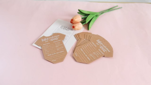 20Pcs Baby Gender Reveal Cards Handwritten Gender Advice Cards For Mom And Dad Gender Revealing