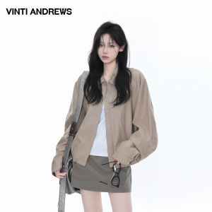 American Vintage Collar Loose Jacket