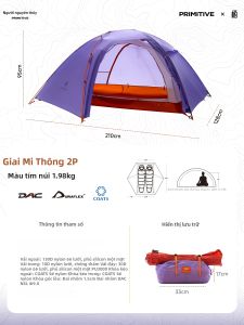 The Primitive | Lều Dã Ngoại Nhẹ Chống Gió