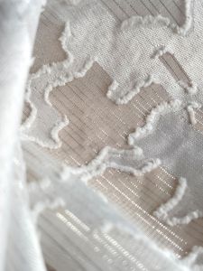 ผ้าลาย 3 มิติแบบโปร่ง ดีไซน์เนอร์เสื้อผ้า ผ้าปะติดกระโปรง ผ้าเปลือยสำหรับตกแต่งบ้าน ผ้าอัดกาว วัสดุอื่นๆ