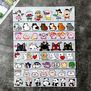 Cartoon cute car stickers Funny personality creative motorbike decorative body stickers   Durable Pvc Sticker For Cars Motor