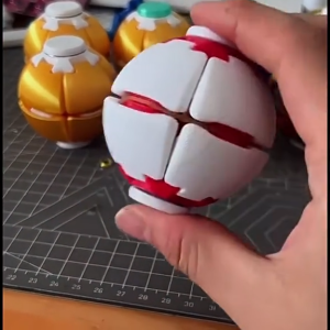 Spinning Spiral Fidget Ball Finger Stress Relief Toy Gift for Kids Fidget Spinner Hand Grip Strength Training Tool 3D Press to Spin Fidget Ball Transforming Spinning Top Smooth Hand Spinner Stress Relief Pocket Toy
