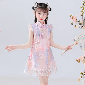 Dinielephant | Summer Traditional Chinese Style Girls Dress