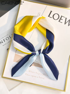 CAIENGE | Women Thin Silk Scarf